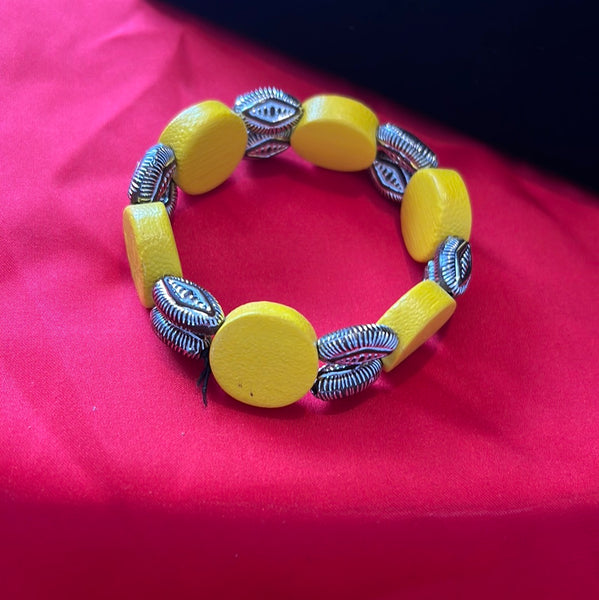 Yellow bracelets