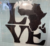 LOVE AFRICA Iron on