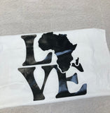 LOVE AFRICA Iron on