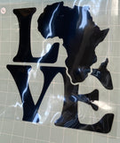 LOVE AFRICA IRON ON Htv
