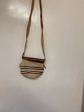 Small sisal crossbody handbag