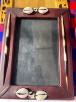 Leather bound picture frames